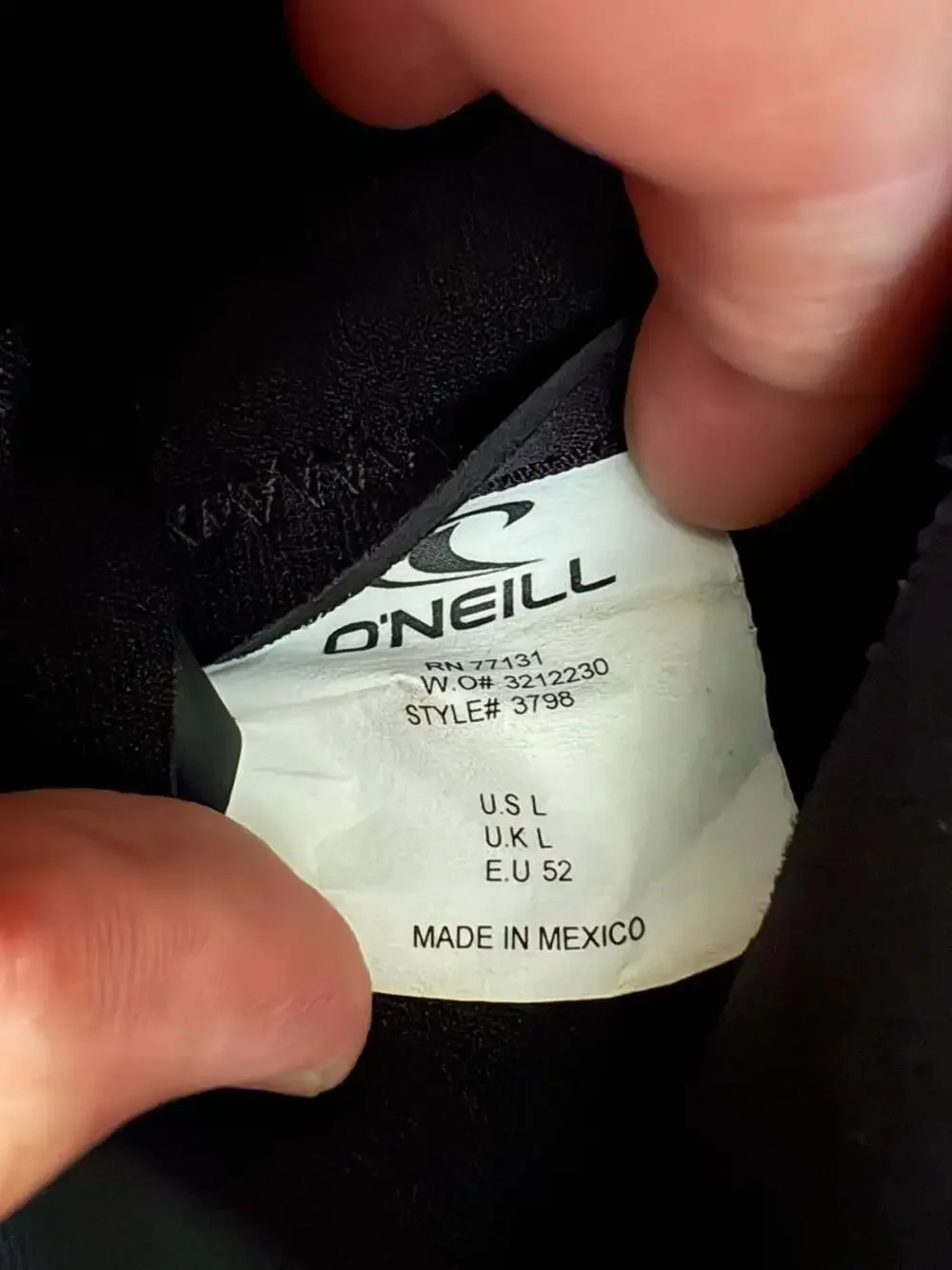O'Neill Reactor 3/2mm Back Zip Full Wetsuit - Men's Large